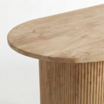 Mango Wood Oval Dining Table & Chairs Set | 8-Seater & 10-Seater Natural Finish - Image 22