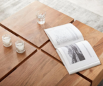 Acacia Wood Square Coffee Table - Natural Finish - Image 3