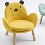 Solid Wood Kids Fabric Chair - Set of 2 - Image 3