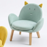 Solid Wood Kids Fabric Chair - Set of 2 - Image 5