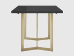 Solid Wood Dining Table with Iron Legs & Chairs (6, 8, 10 Seater) - Image 6