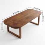 Solid Acacia Wood Square Dining Table Set with Chairs – 6, 8 & 10 Seater Wooden Dining Table for Dining Room - Image 8
