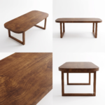 Solid Acacia Wood Square Dining Table Set with Chairs – 6, 8 & 10 Seater Wooden Dining Table for Dining Room - Image 10