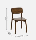 Solid Mango Wood Oval Dining Table with Chairs (6, 8 & 10 Seater) – Walnut Finish - Image 6