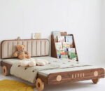 Solid Wood Kids Car Bed | Children's Platform Bed Frame - Image 3