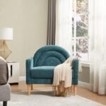 Solid Pine Wood Upholstered Kids Sofa Single Seater Armchair - Image 13