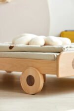 Solid Wood Kids Car Bed | Children's Platform Bed Frame - Image 7