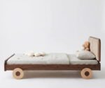 Solid Wood Kids Car Bed | Children's Platform Bed Frame - Image 4