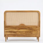 Solid Mango Wood Entryway Bench with Integrated Shoe Storage Shelf - Image 5