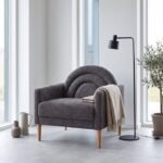 Solid Pine Wood Upholstered Kids Sofa Single Seater Armchair - Image 9