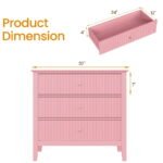 Solid Wood Kids Dresser - Chest of Drawers for Kids Clothes & Toys - Image 4