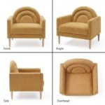 Solid Pine Wood Upholstered Kids Sofa Single Seater Armchair - Image 12