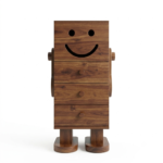 Solid Sheesham Wood Kids Chest of Drawers | Robot  4-Drawer Dresser - Image 3