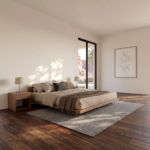 Solid Wood Queen Size Floor Bed Frame | Low Profile Platform Bed - Image 2
