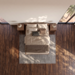 Solid Wood Queen Size Floor Bed Frame | Low Profile Platform Bed - Image 3