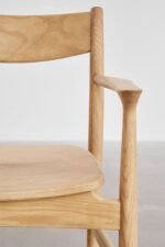 Solid Mango Wood Dining Chair in Natural Finish - Image 4