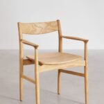 Solid Mango Wood Dining Chair in Natural Finish