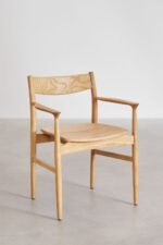 Solid Mango Wood Dining Chair in Natural Finish