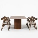Solid Sheesham Wood Dining Table Set with Chairs (6, 8 & 10 Seater) - Image 5