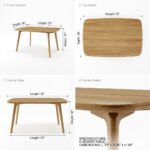 Mango Wood 6 Seater Dining Table with Chairs - Natural Finish 8 Seater or 10 Seater - Image 6
