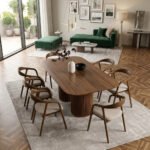 Solid Sheesham Wood Dining Table Set with Chairs (6, 8 & 10 Seater) - Image 2