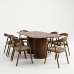 Solid Sheesham Wood Dining Table Set with Chairs (6, 8 & 10 Seater) - Image 3