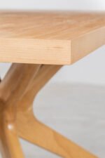 Solid Mango Wood 6-Seater Dining Table Set with Chairs in Natural Finish - Image 3
